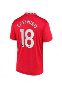 Manchester United Casemiro #18 Voetbaltruitje Thuis tenue 2022-23 Korte Mouw